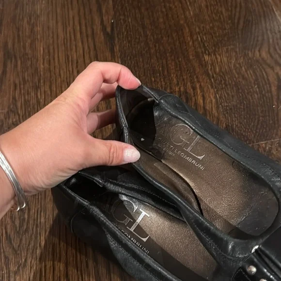 AGL Mokia black leather with  Buckle Detail size 7.5 - Picture 5 of 6